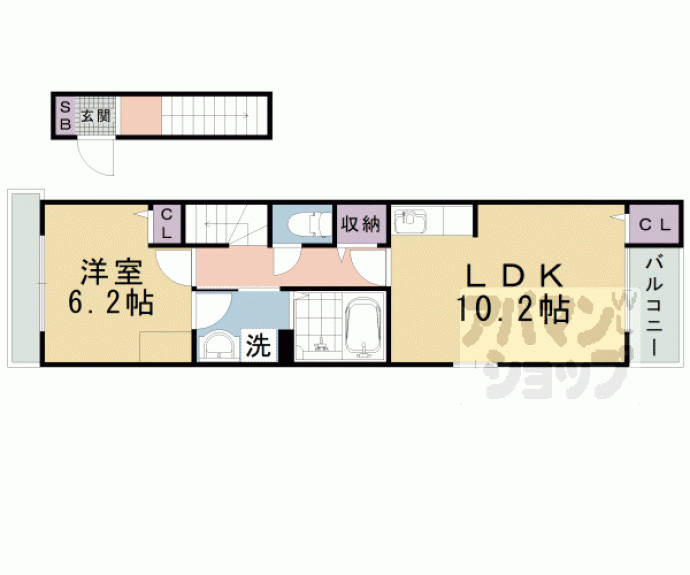 【プリマヴェール M】間取