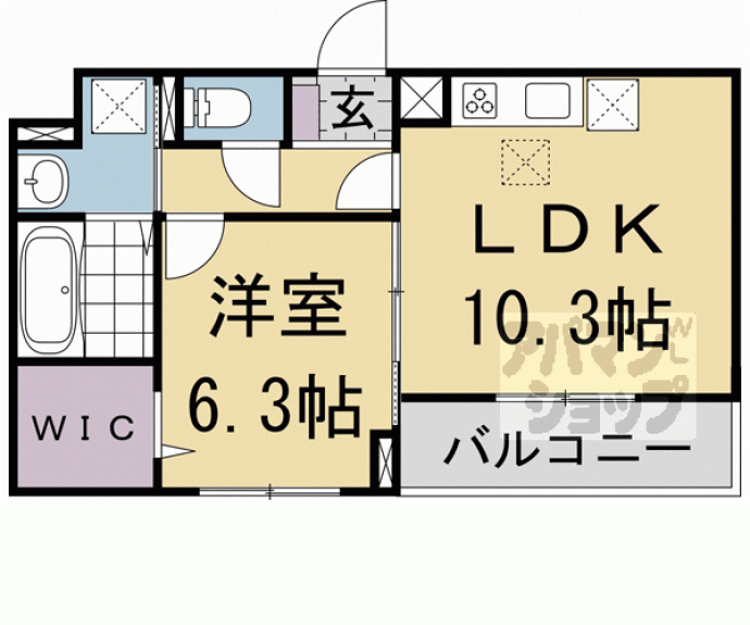【ｇｌａｎｚ　ＣＬＫⅡ】間取