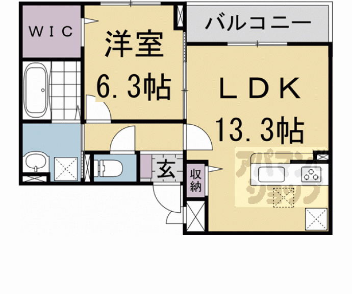 【ｇｌａｎｚ　ＣＬＫⅡ】間取
