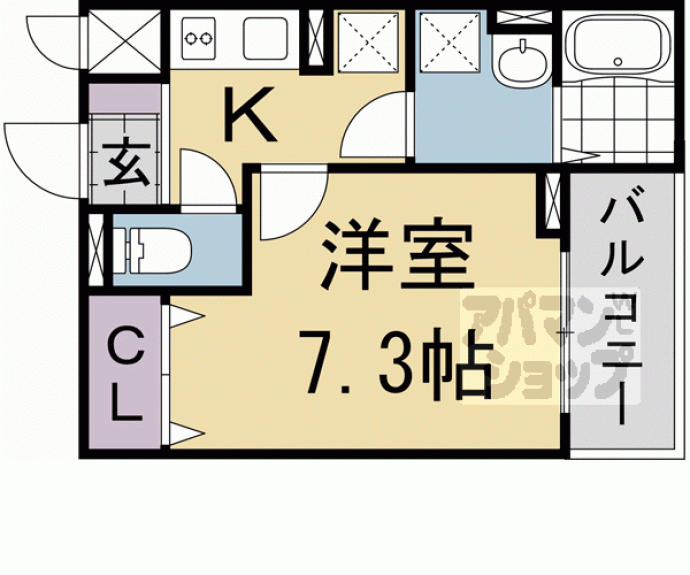 【ウィスタリアⅡ】間取