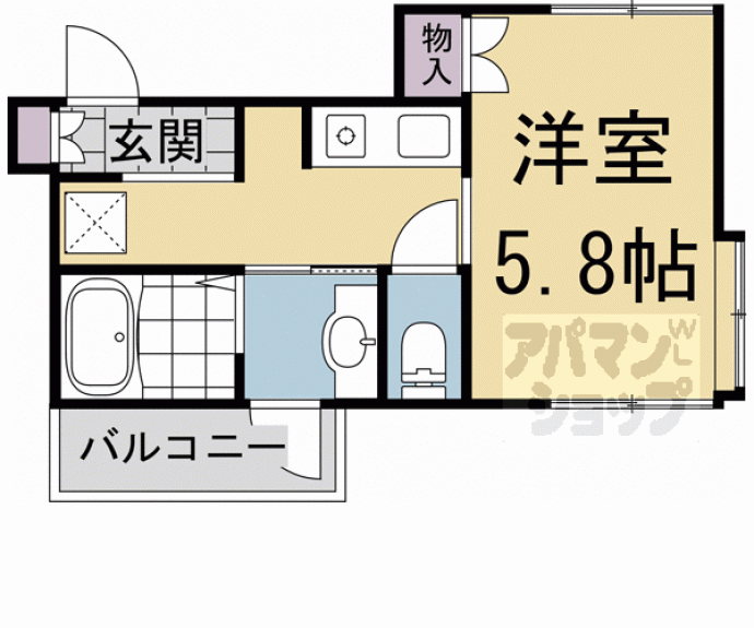【白川ロフト】間取