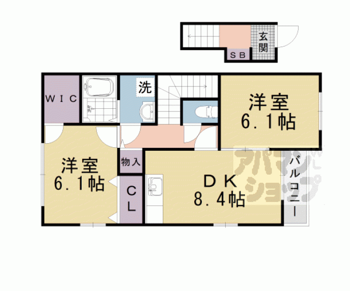 【キャピタルハウス】間取