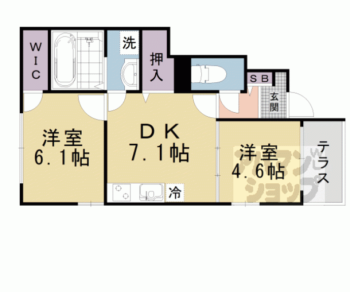 【キャピタルハウス】間取