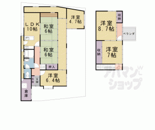 【御陵岡町貸家】