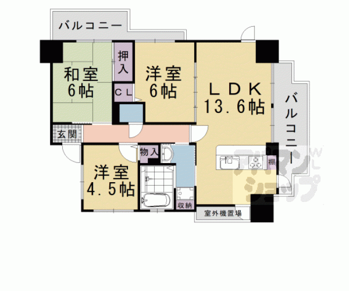 【グローバル瀬田】間取