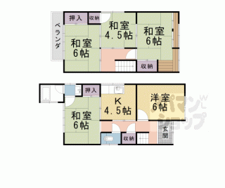 【小山北林町貸家】