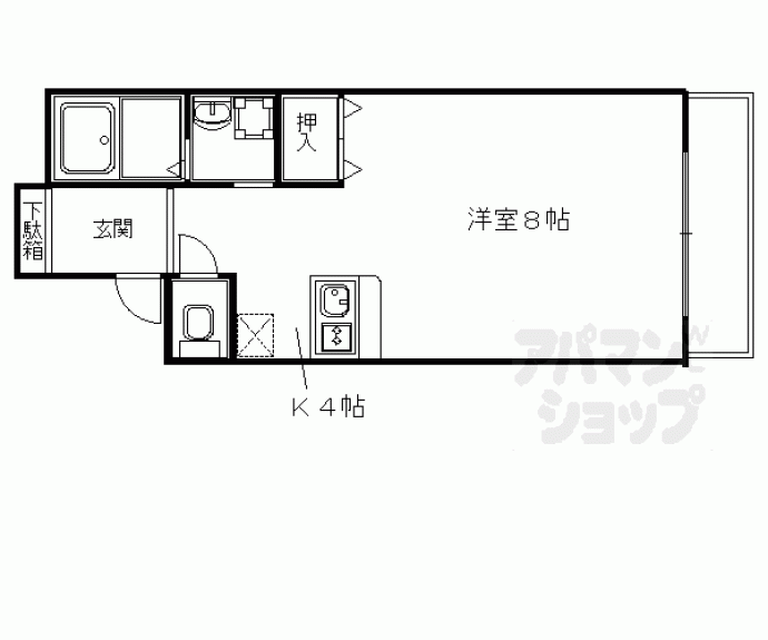 【ドゥース村上】間取