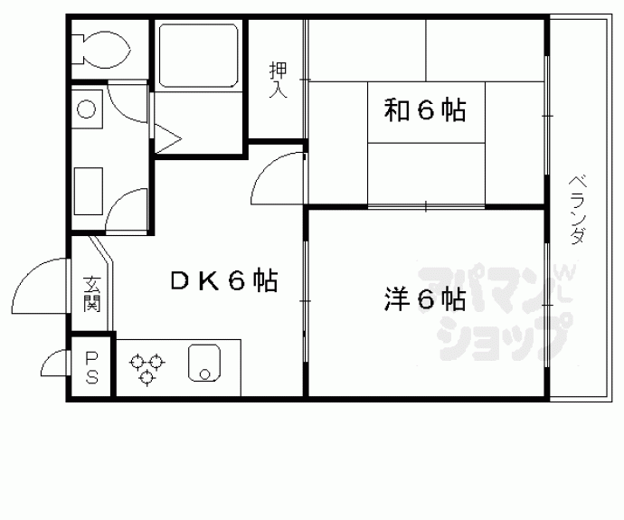 【ドルフィンⅡ】間取