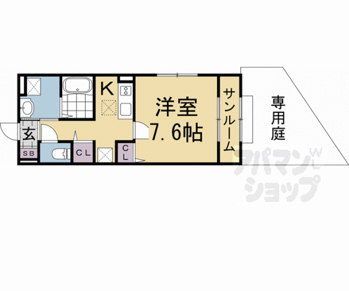 【フォルトゥーナ龍安寺】間取
