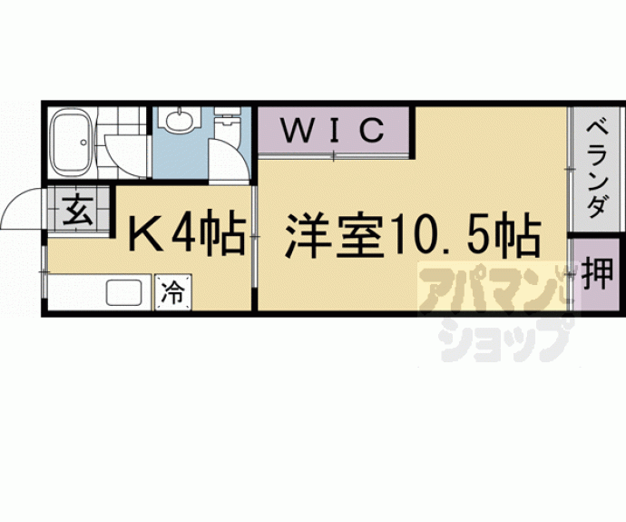 【ハイツ　サン・モア】間取