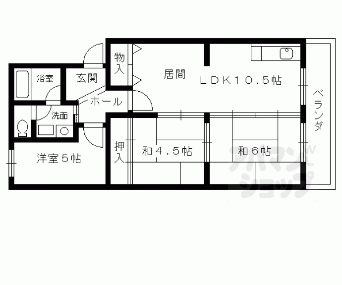 【ハイツ松尾】間取