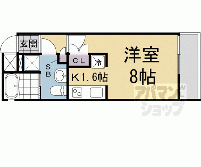 【トゥニール四条大宮】間取