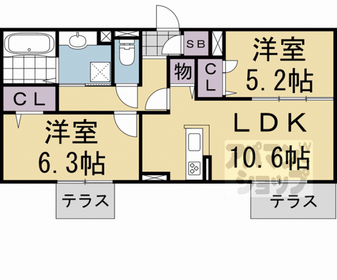 【ミル　ソレアード】間取