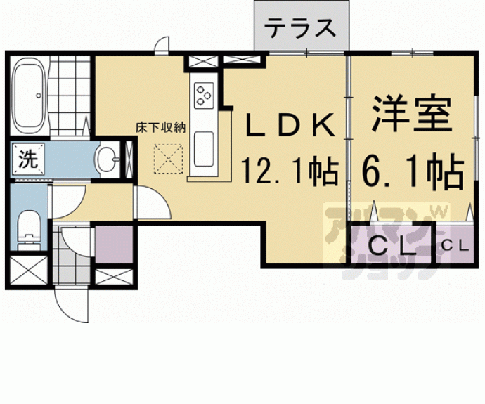 【ミル　ソレアード】間取
