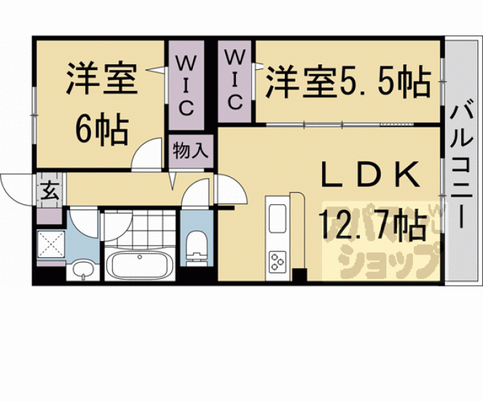 【Ｐｌｕｍ　ｏｗｌ　Ⅱ】間取