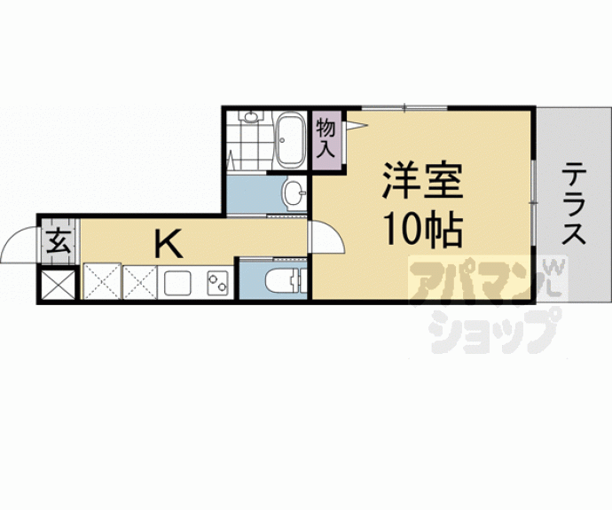 【フォルトゥーナ鷹峯】間取