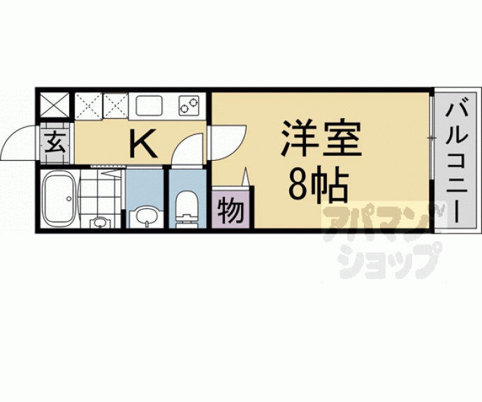 【フォルトゥーナ鷹峯】間取
