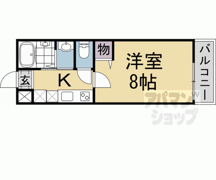 【フォルトゥーナ鷹峯】間取