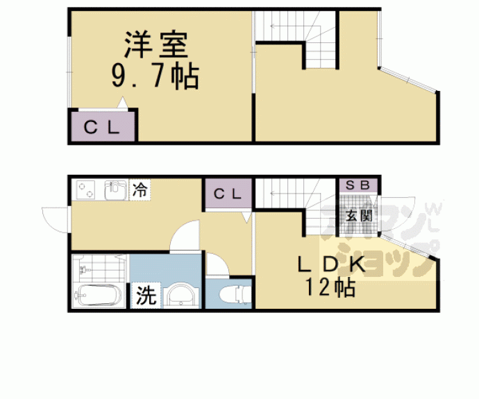 【シャンテＭ】間取