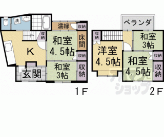 【紫野東野町貸家】