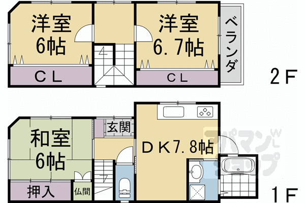 【鳥居前町貸家】