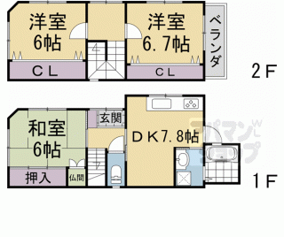 【鳥居前町貸家】