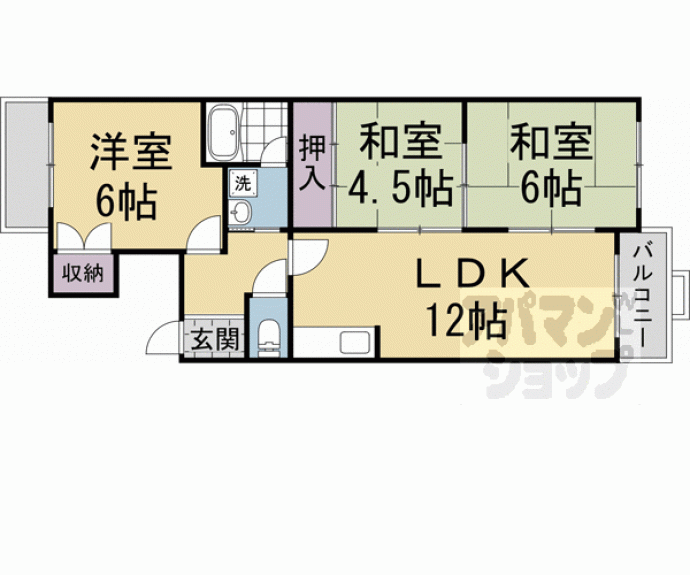 【ファミィール桂】間取
