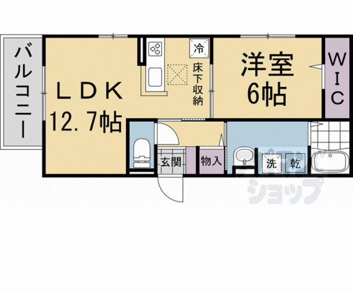 【ＧＲＡＭＭ北大路】間取