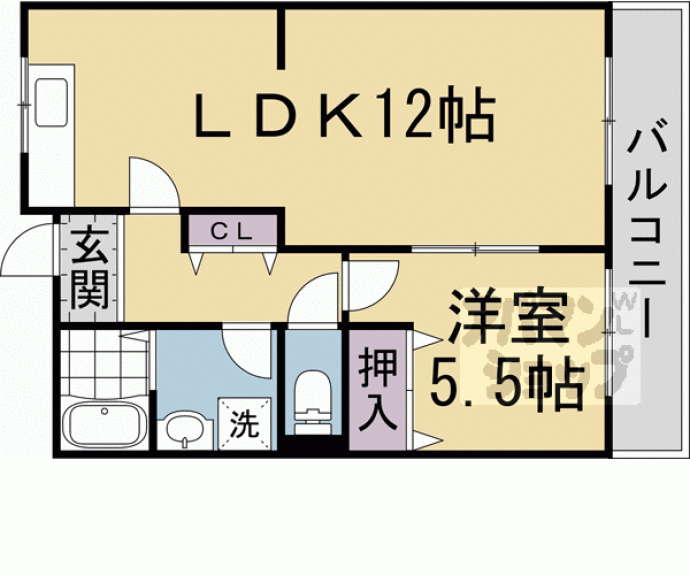 【フラット8】間取