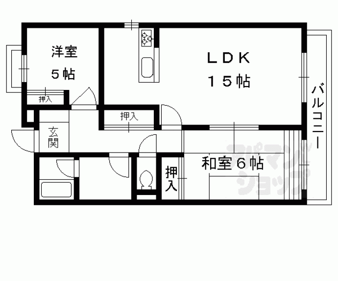 【フラット８】間取