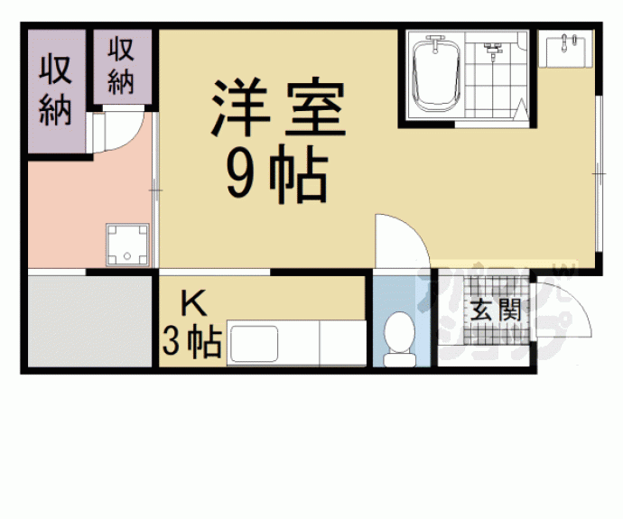 【東山区八軒町平屋】間取