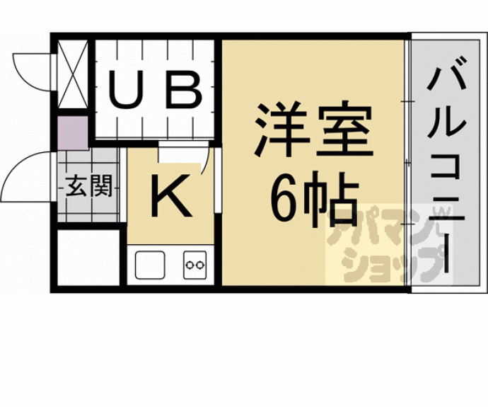 【マルカクカウンタックハイツ】間取