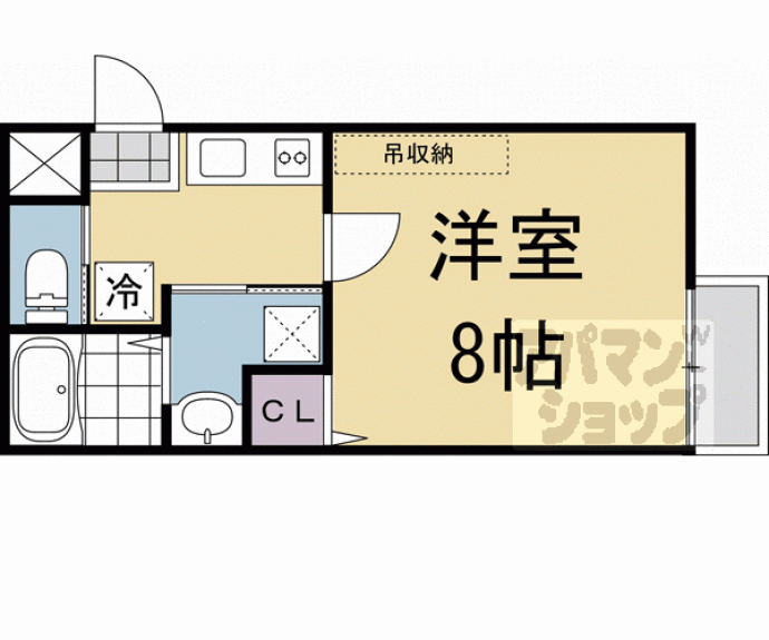 【仮）フラッティ烏丸十条】間取