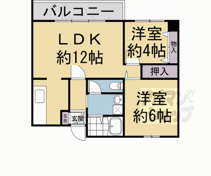 【メイゾン桂東】間取