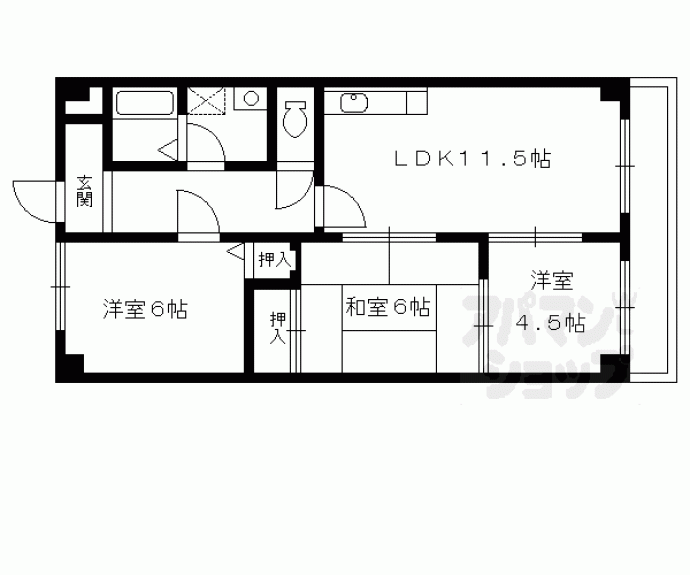 【メゾン・ド・リッツ】間取