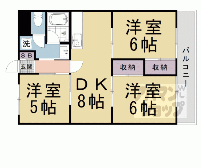 【エス・テラス桂】間取