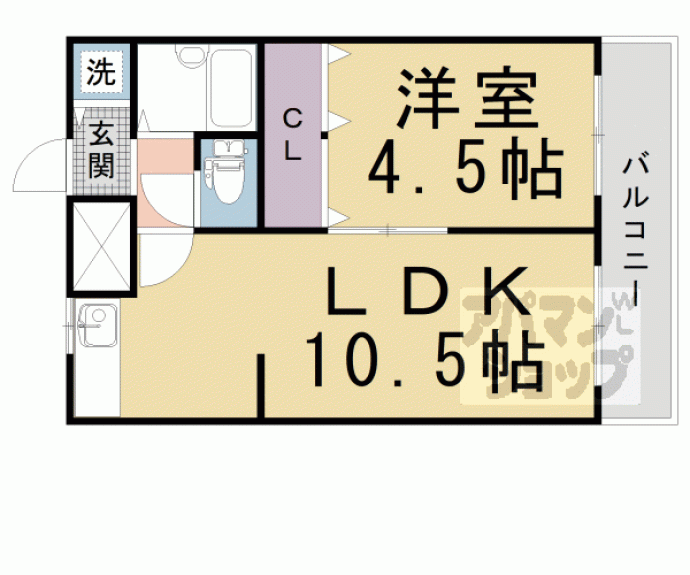 【メゾン・ド・シプレ】間取
