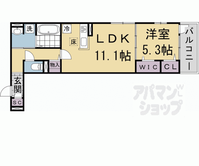 【コートセブンエイト】間取