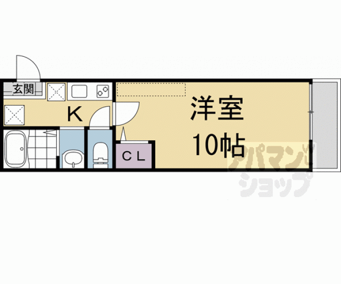 【フォルトゥーナ東寺町】間取