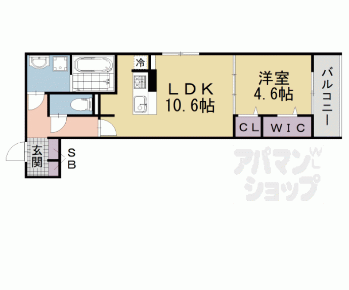 【Ｄ－ｒｏｏｍ丹波橋】間取
