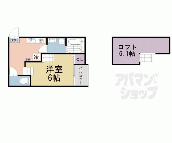 【クレインリーベン藤森】間取