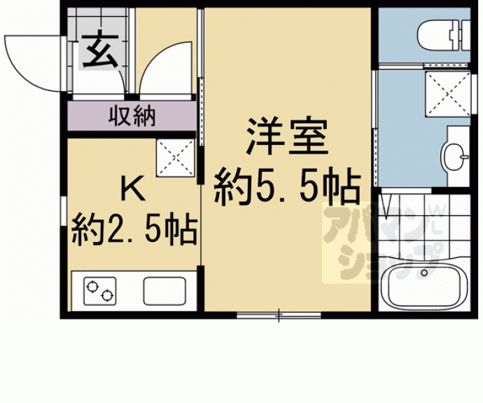 【京都市中京区聚楽廻東町　戸建て】間取
