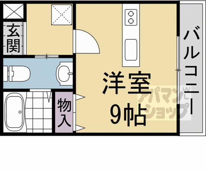 【フラッティ北山Ⅱ】間取