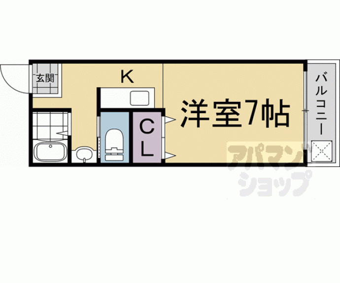 【ユニメント桂】間取
