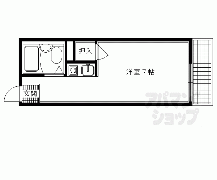 【ユニメント桂翠】間取