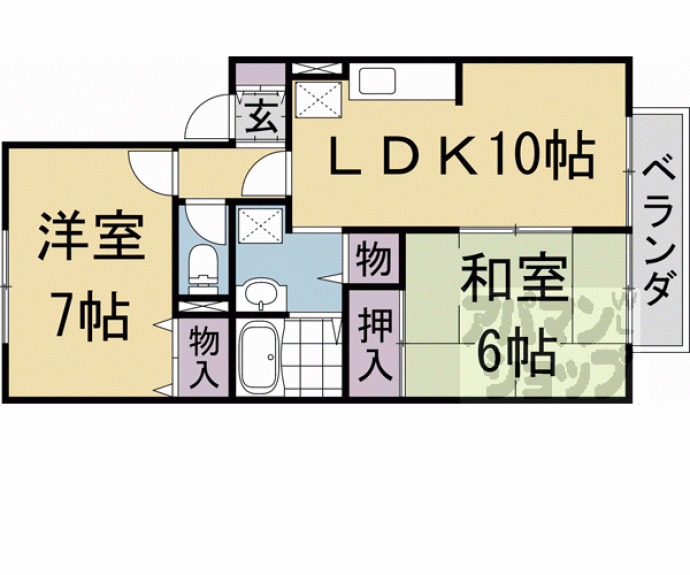 【ラ・ルミエール】間取