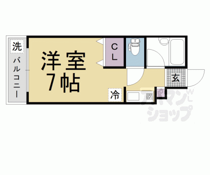 【グランレブリー桂有栖川Ⅱ】間取