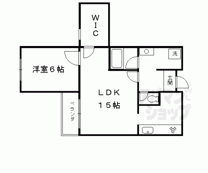 【ランブラス桂】間取
