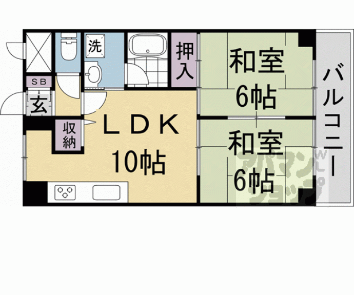 【レジデンス桂川】間取