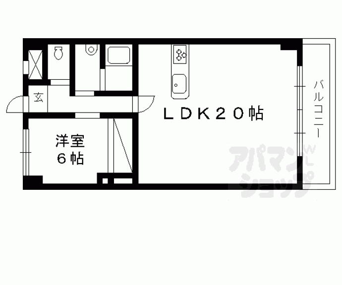 【レジデンス桂川】間取